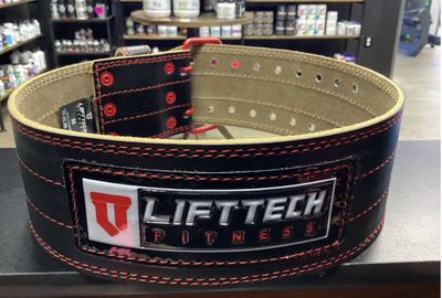 LiftTech 4” leather belt LG