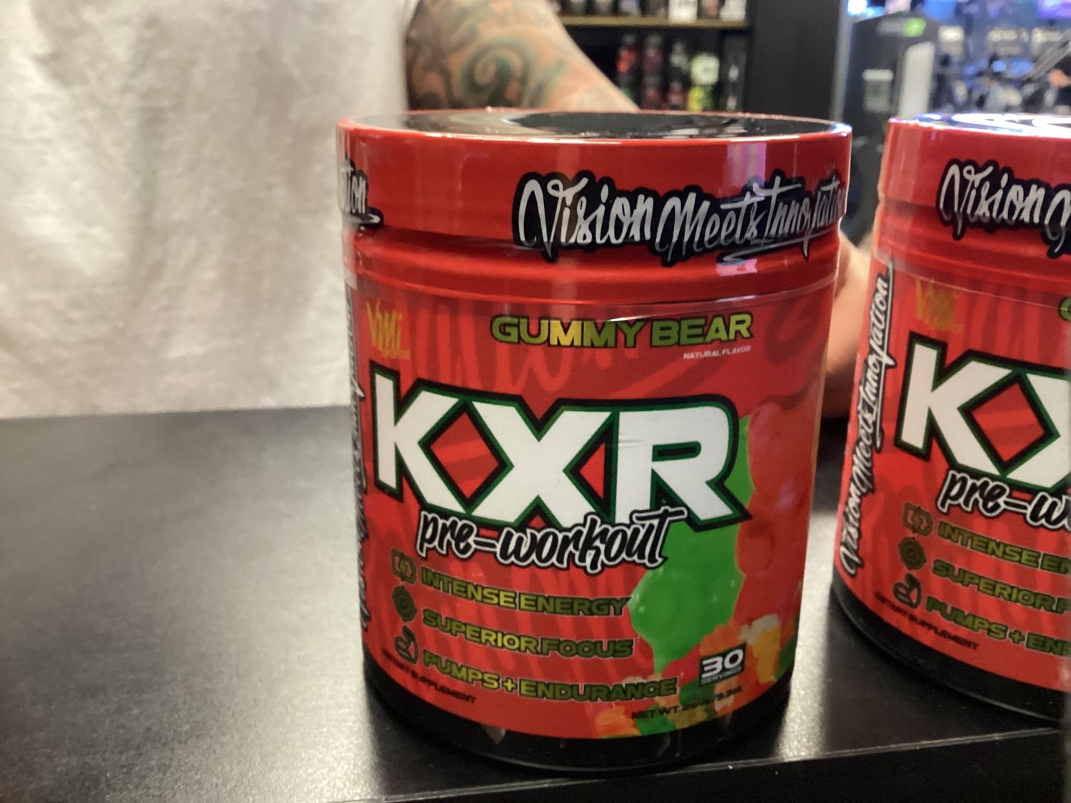 KXR pre-workout, Flavor: Gummy bear