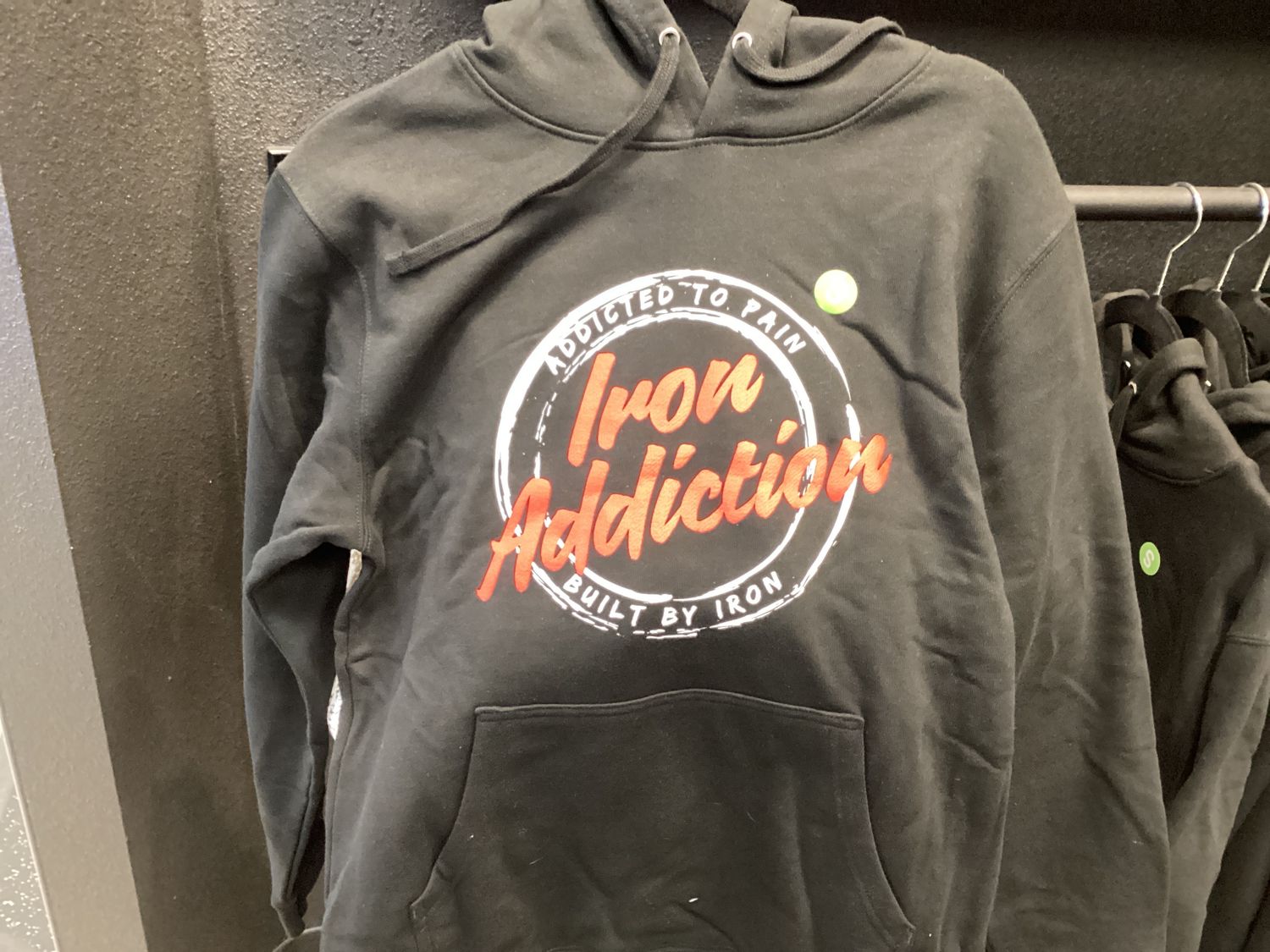 IA pain black hoodie, Size: 2XL