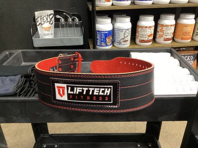 LiftTech 4” leather belt LG