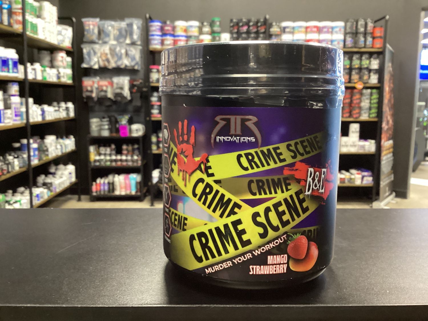 Crime Scene, Flavor: Mango Strawberry