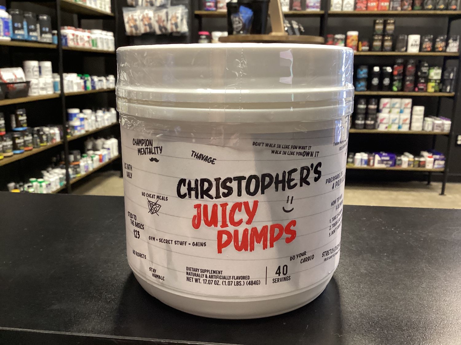 Raw Pump, Flavor: Christopher’s juicy pumps