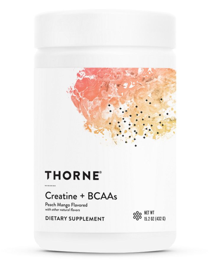 Thorne Creatine + BCAAs, Peach Mango