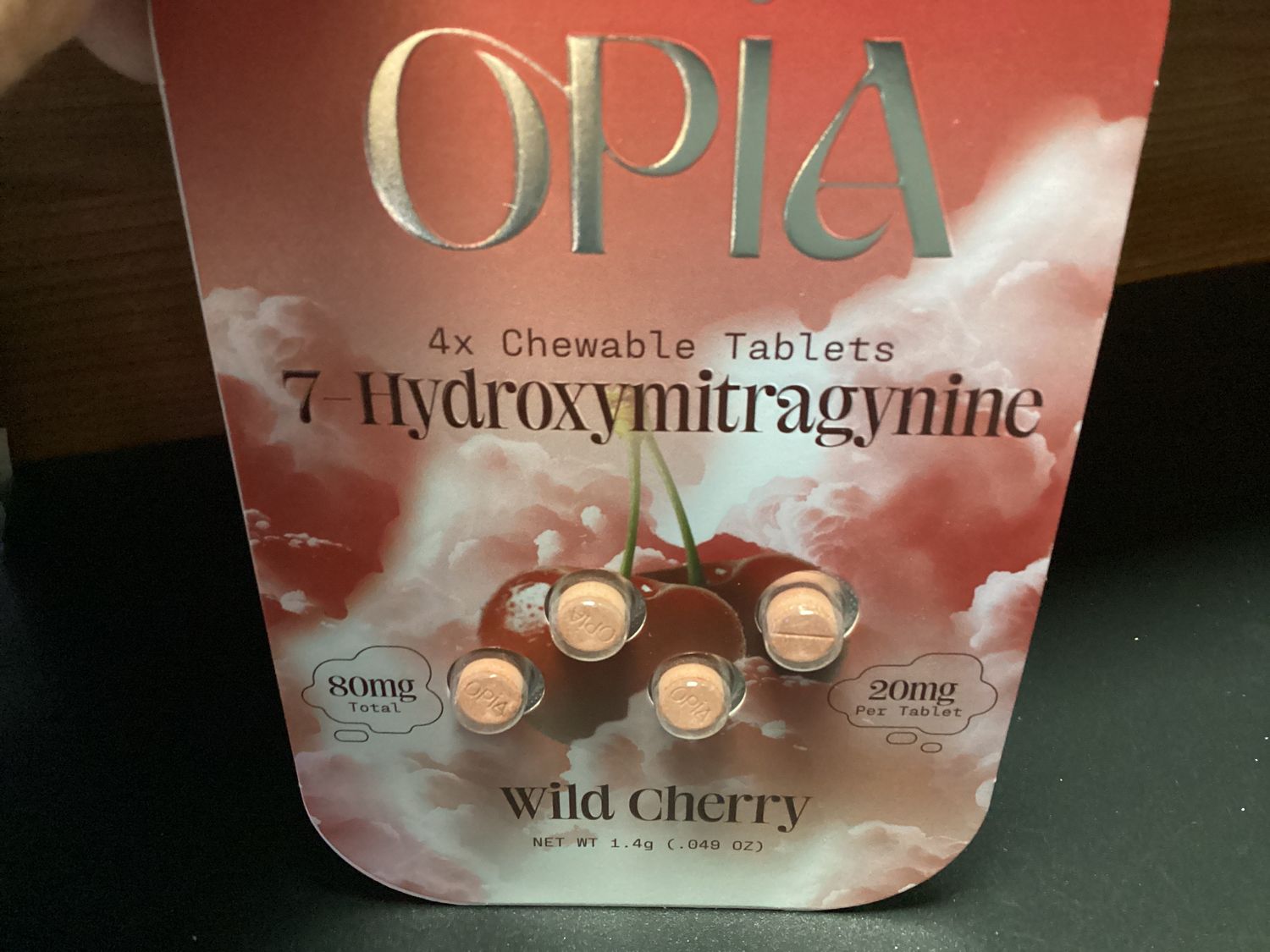 OPIA wild Cherry Kratom Tablets