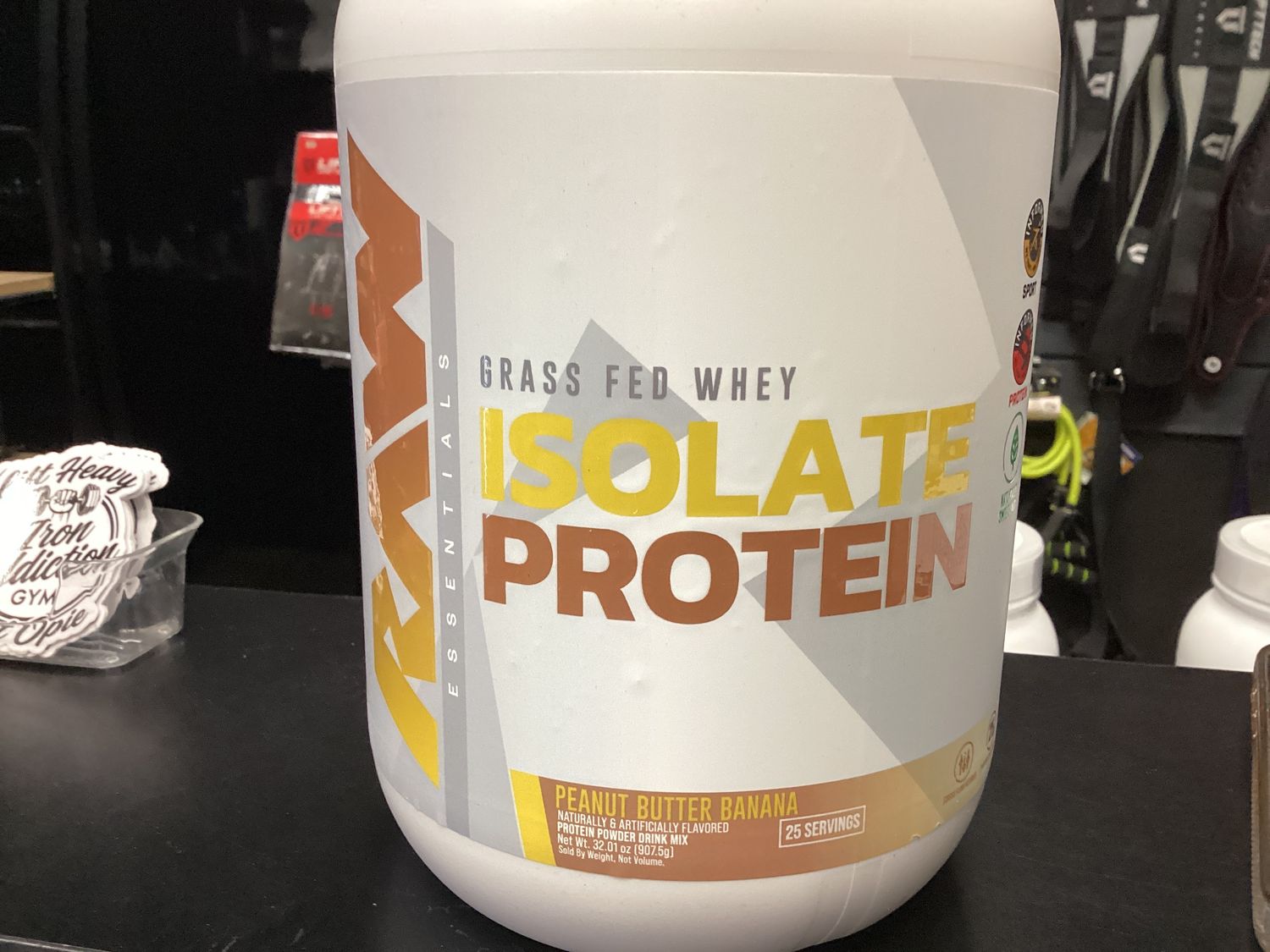 Raw Isolate Protein , Flavor: Peanut butter banana