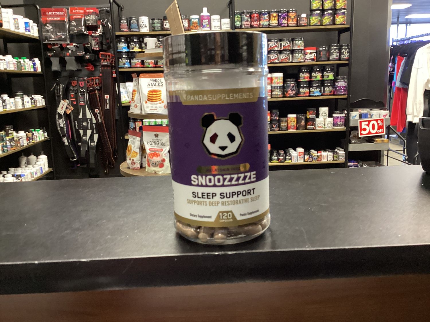 Panda sleep support