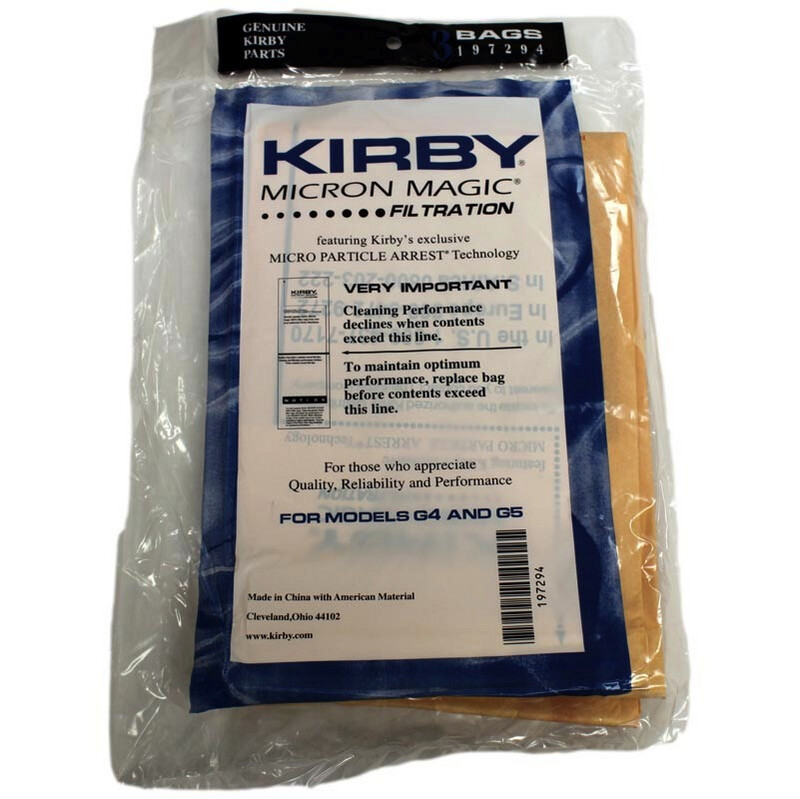 Kirby G3, G4, G5 &amp; G6 Bag Micron Magic 3/pkg