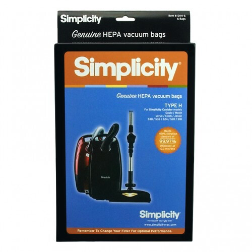 Simplicity HiFlow HEPA Bags Type H