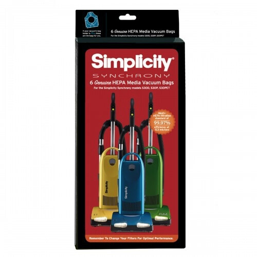 Simplicity Synchrony HEPA Bag with SureLock Closure 6/pkg