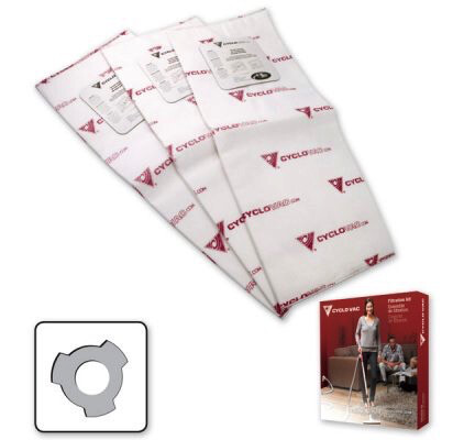 CycloVac Heavy Duty Bag 3/pkg