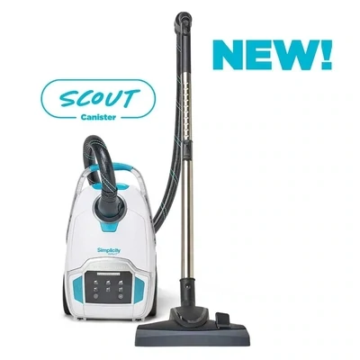 Simplicity Scout Straight Suction Canister Vacuum