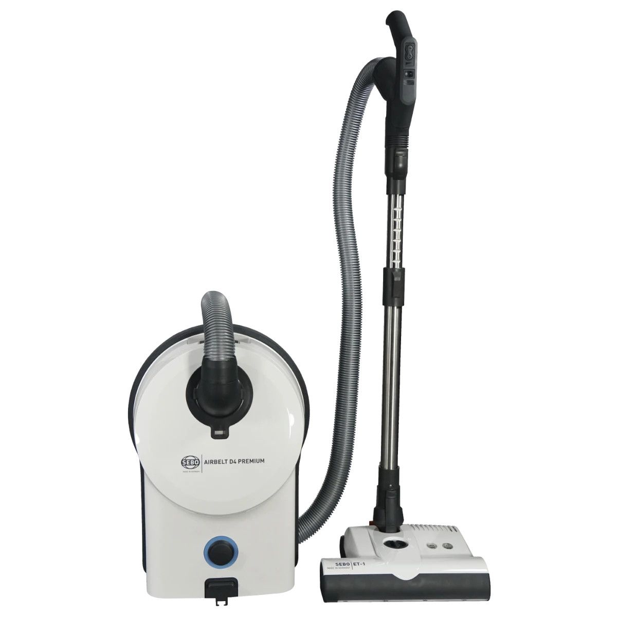 SEBO D4 Premium Canister Vacuum - White