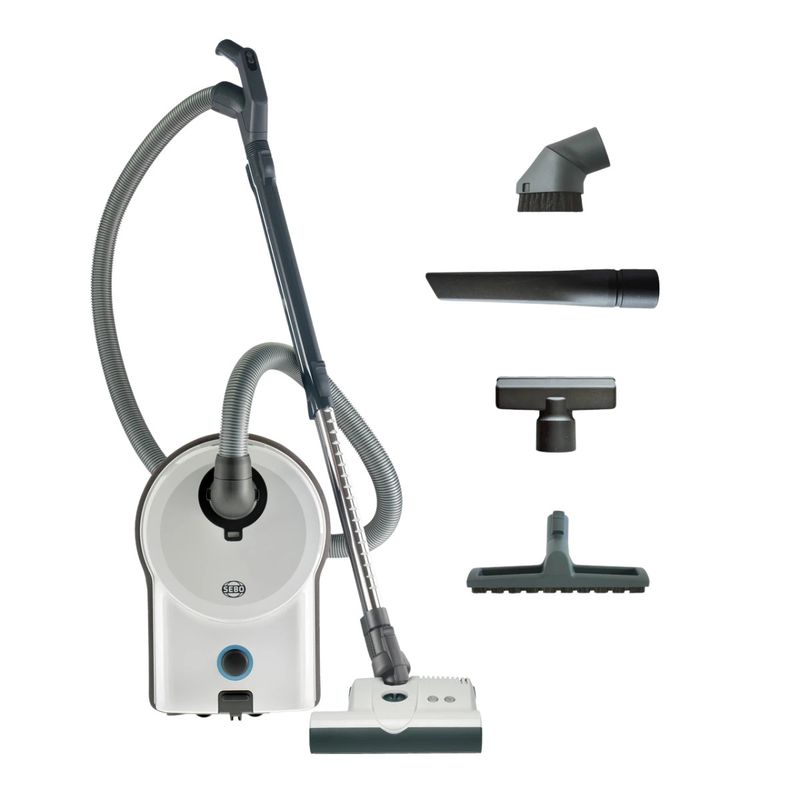 SEBO D4 Premium Canister Vacuum - White