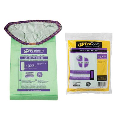 ProTeam Backpack Bags 6qt 10/pkg - Triangle Collar