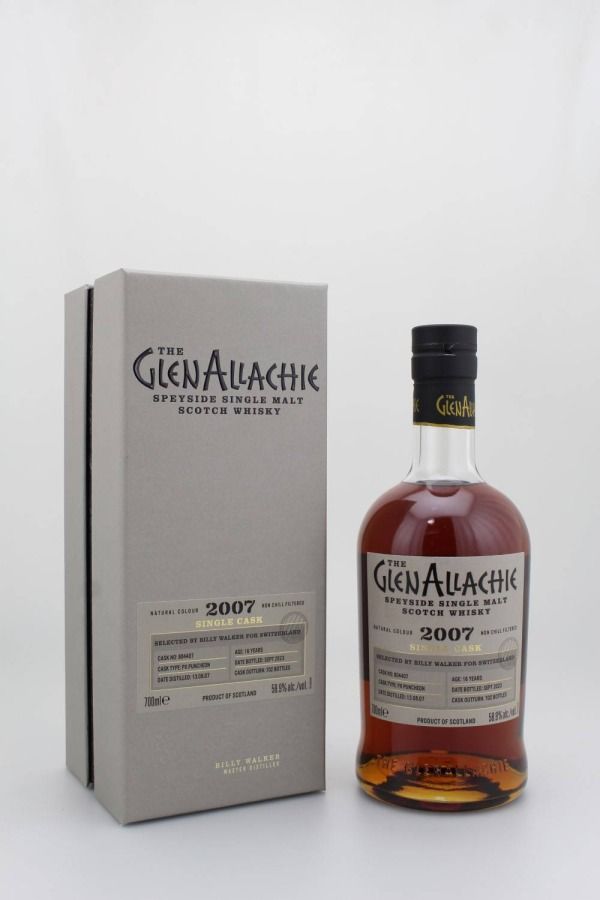 GLENALLACHIE 2007 Cask 804407 PX Puncheon Exclusively for Switzerland