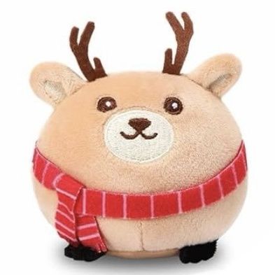 Christmas Mini Plush Elk (Cap &amp; Scarf)