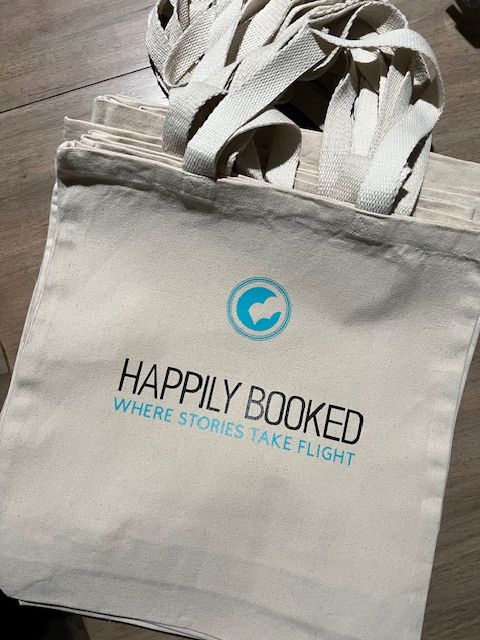 Happily Booked Canvas Bag
