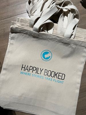 Happily Booked Canvas Bag