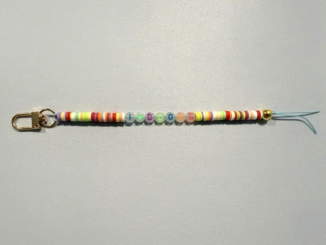 I (HEART) Books (GITD) Bag Charm