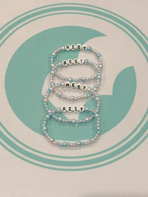 REST Inspirational Bead Bracelet