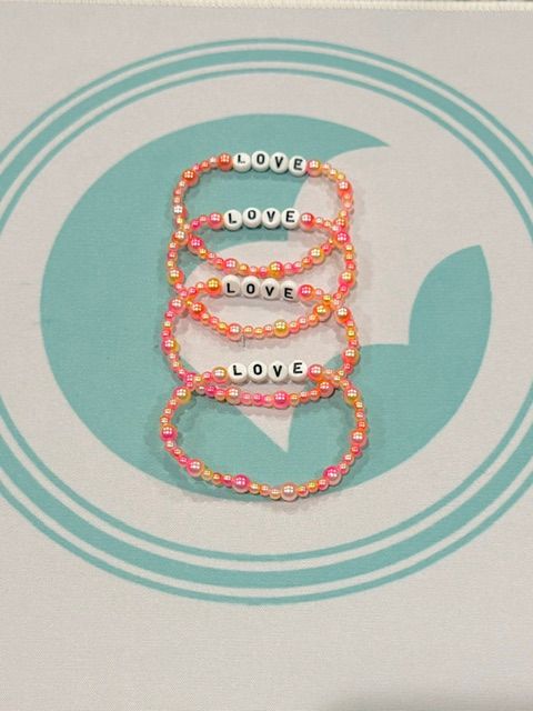 LOVE Inspirational Bead Bracelet