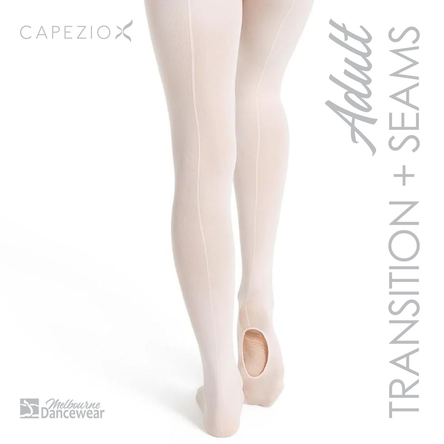 Footed Transition Tight with Back Seam - Adult sizes