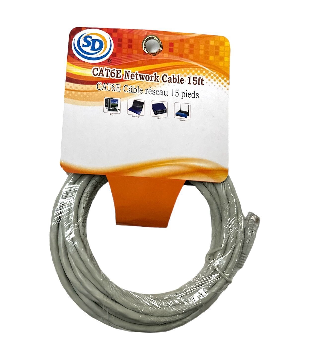 CAT6E Network Cable 15ft