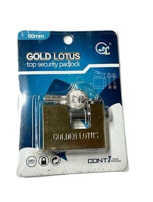 Gold Lotus (top security padlock) 60mm