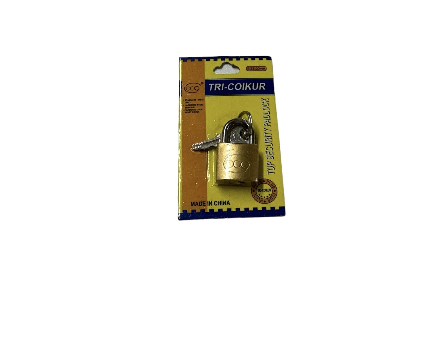 Tri-coikur (Top Security Padlock) 20mm