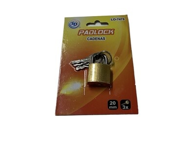 Padlock Cadenas 20mm