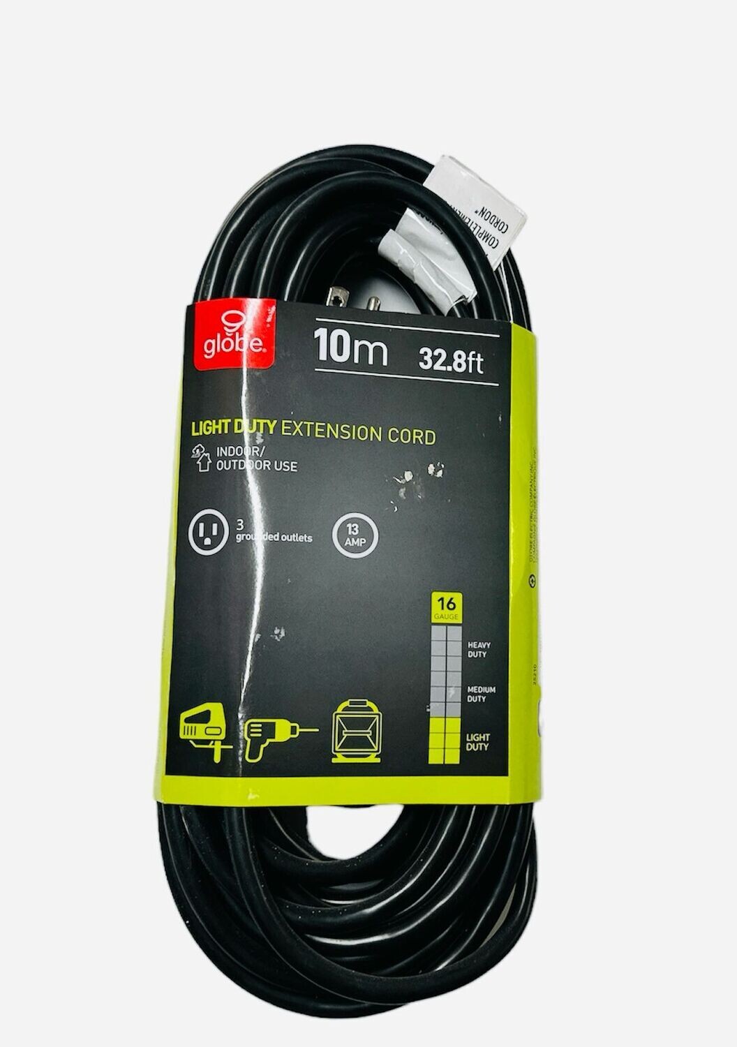 Light Duty Extension Cord 10m (Indoor/Outdoor Use)