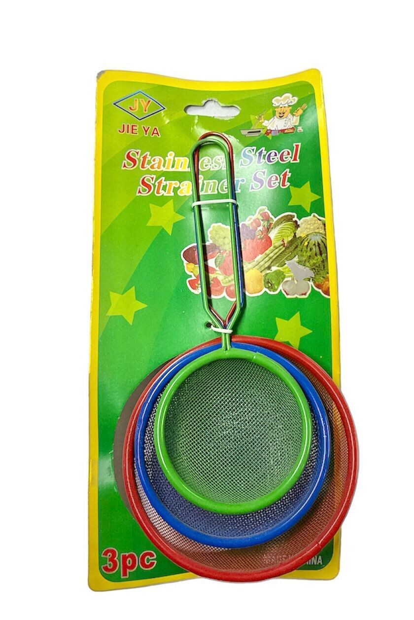 Stainless Steel Strainer Set (3pc)