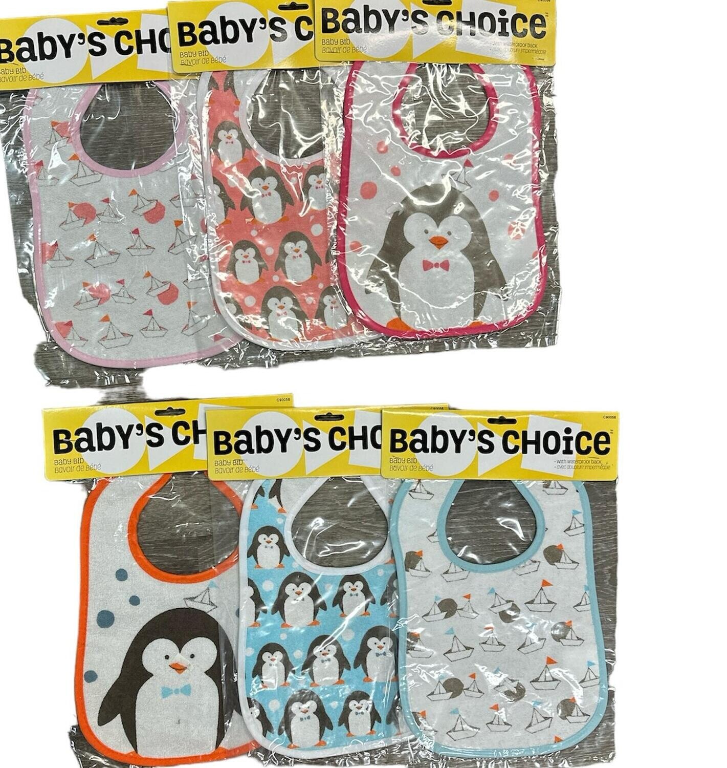Baby Bib with Waterproof Back