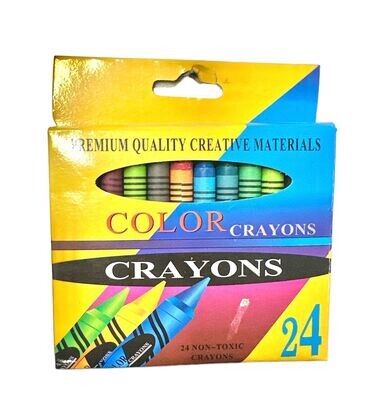 Color Crayons (24 Non-Toxic Crayons)
