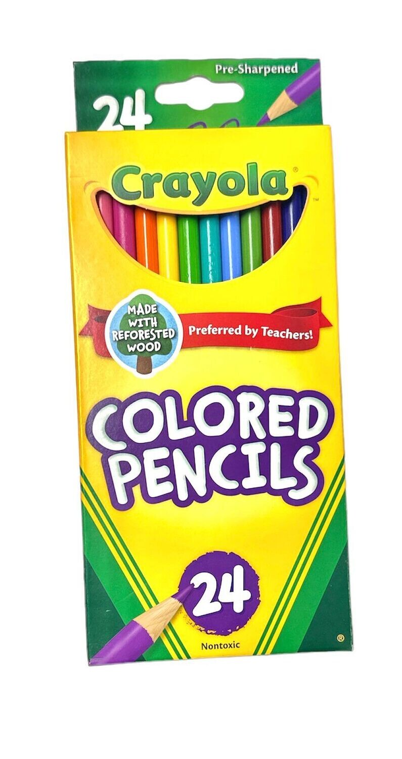 Crayola Colored Pencils (24) Pre-sharpened