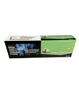 PlayFare&#39;s MENTHOL 20 KS - 1 Carton