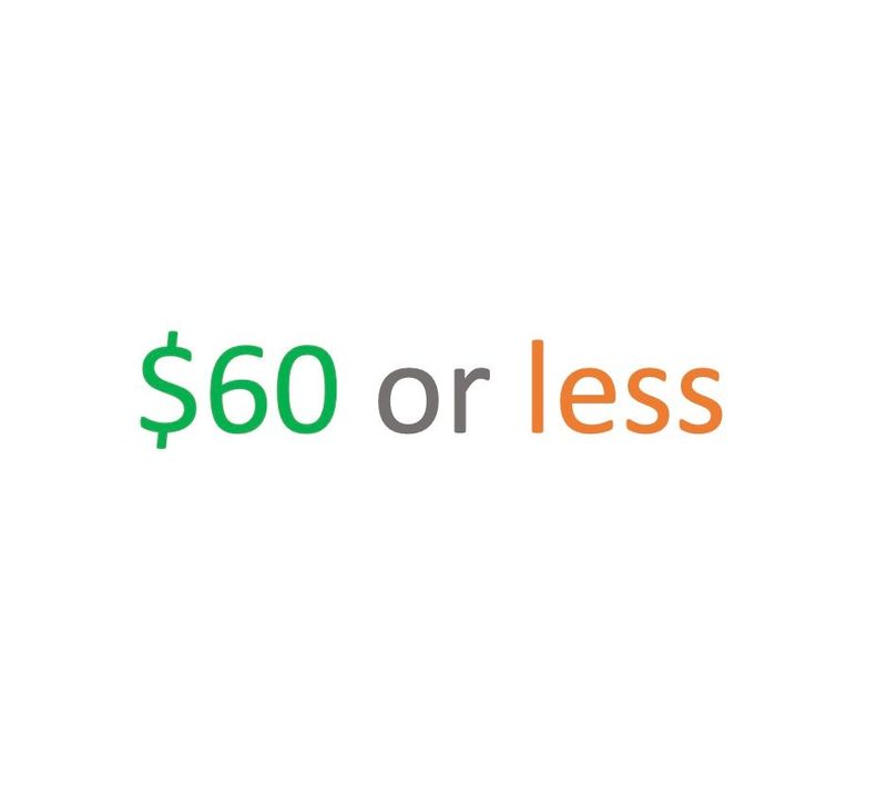 Canadian ($60 or less)