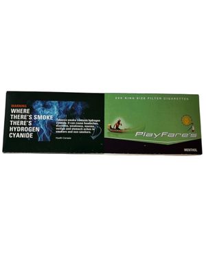 PlayFare's (MENTHOL) 20 KS - 1 Carton