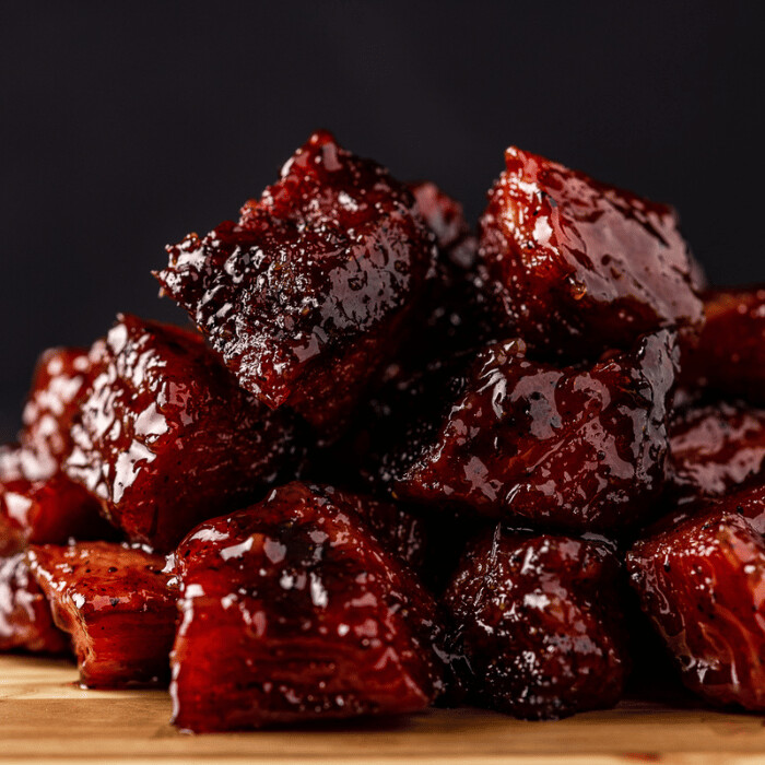 Smoked Brisket Burnt Ends Bites