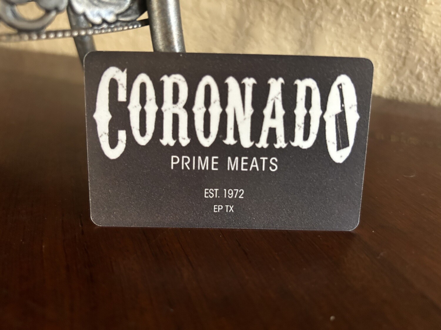 Coronado Prime Meats Gift Card  (Physical Card)