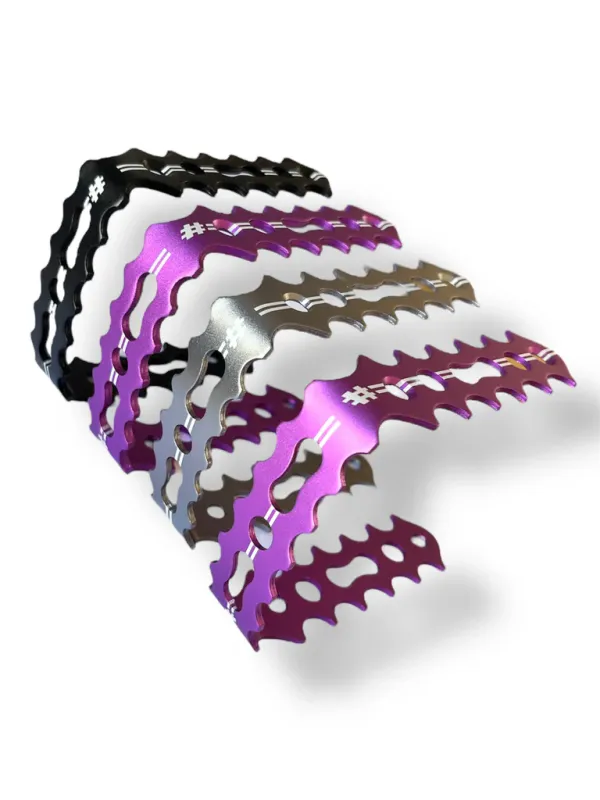 Cages de pédales HASHTAGG 2 ou 3mm Noir/Gris/Purple NEW