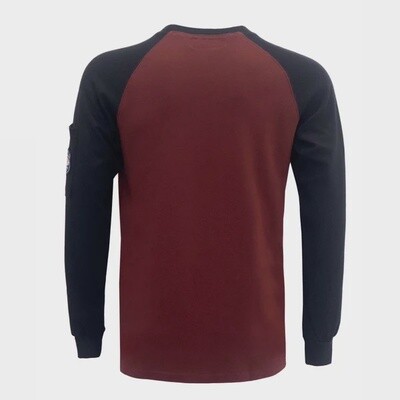 FR Buttonless Pullover T-Shirt/Two Tone