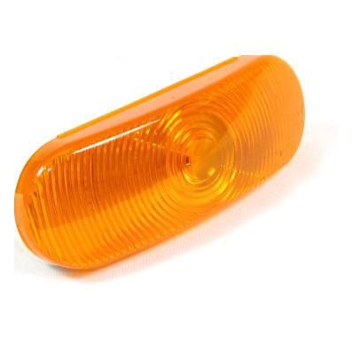 6&quot; Amber Oval Tail/Turn Incandescent Light With Amber Lens - Sealed