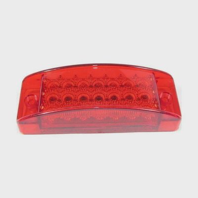 5-13/16&quot; X 2-1/16&quot; Red Rectangular Marker Led Light With 20 Leds And Red Lens