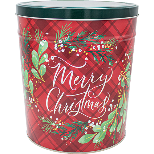&quot;Christmas Plaid&quot; 3.5 Gallon