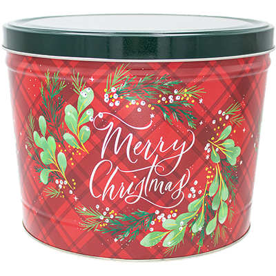 &quot;Christmas Plaid&quot; 2 Gallon