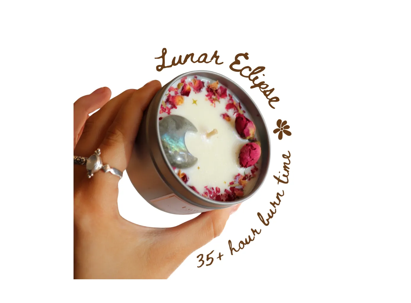 Lunar Eclipse Candle ~ Honey & Whisky