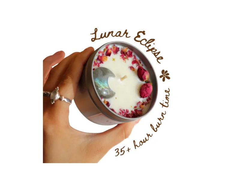 Lunar Eclipse Candle ~ Honey & Whisky