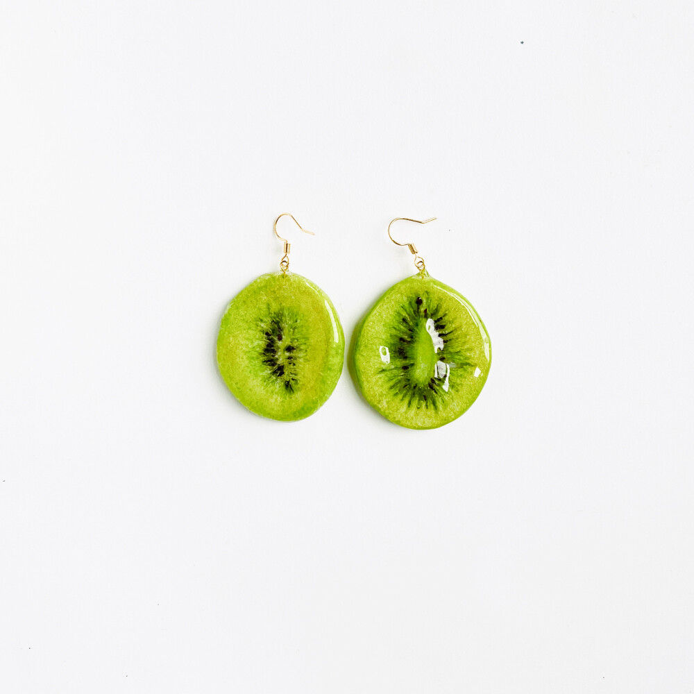 Real Kiwi Earrings