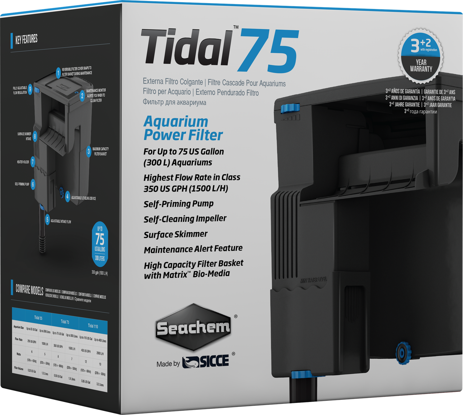 SCM TIDAL 75 FILTER
